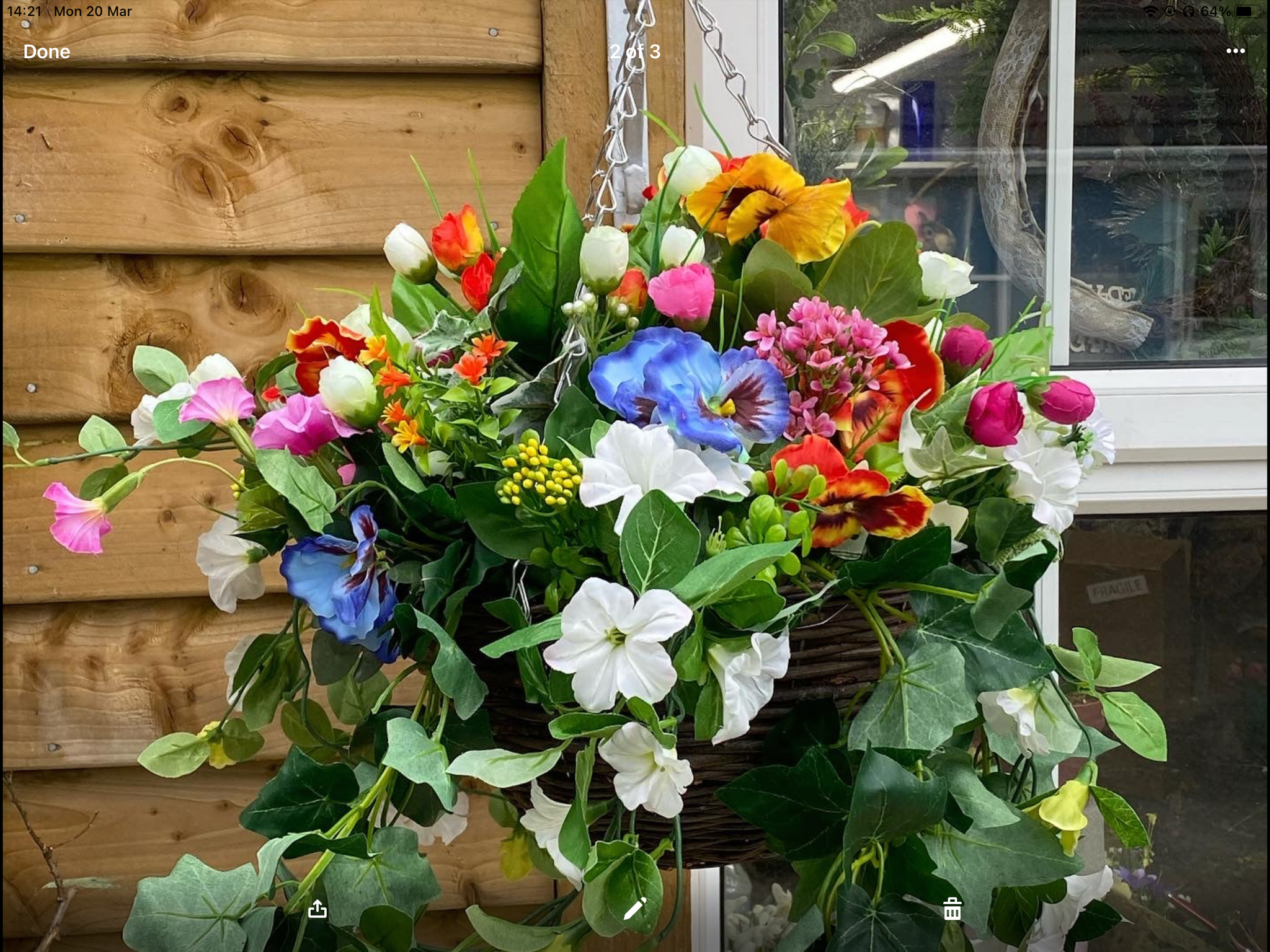 20 hanging planter basket Hanging Baskets – Five Oaks Floral Design